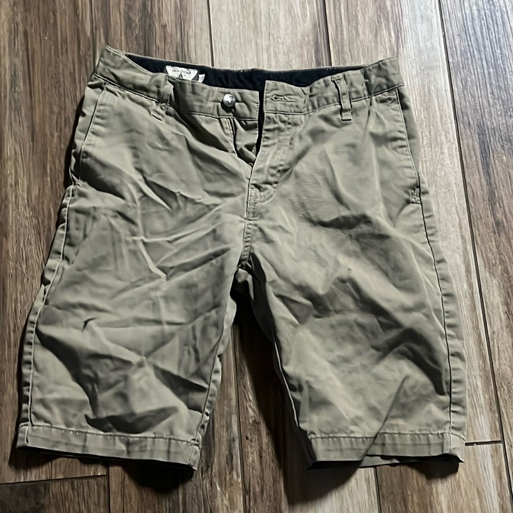 Volcom beige mens shorts